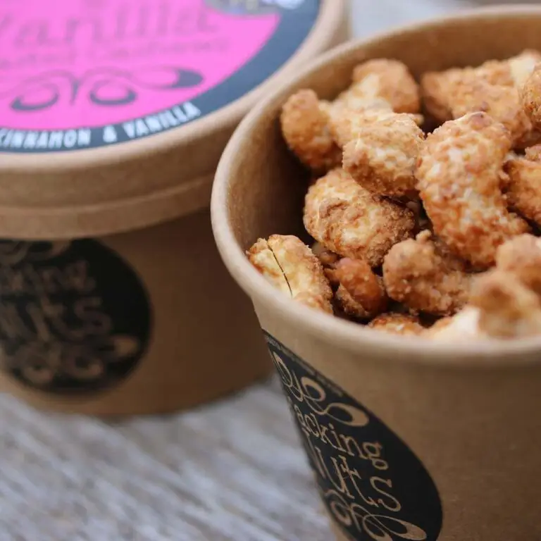 Tub: Cinnamon & Vanilla Cashews (90g)