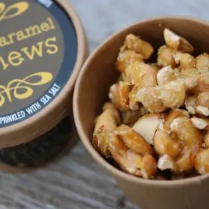 Tub: Salted-Caramel Cashews (90g)