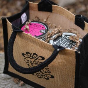 Gift Bag With Two Jars Of Hand Roasted Nuts