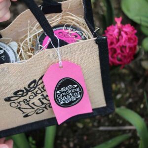 Easter Gift Bag With Two Jars Of Hand Roasted Nuts