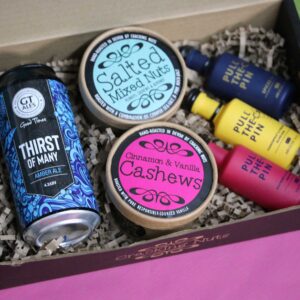 Beer, Rum & Nut Hamper (1 Ale, 3 Rums & 2 Tub of Cracking Nuts)
