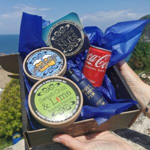 Dad's Nuts Box: 2 Nuts, Spiced Rum & Coke